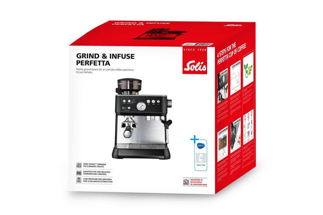 Solis Grind & Infuse Perfetta Zwart