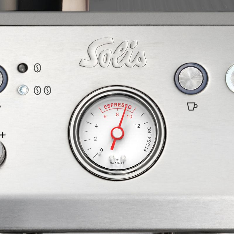 Solis Crema Bar – Espressomachine met geïntegreerd maalwerk