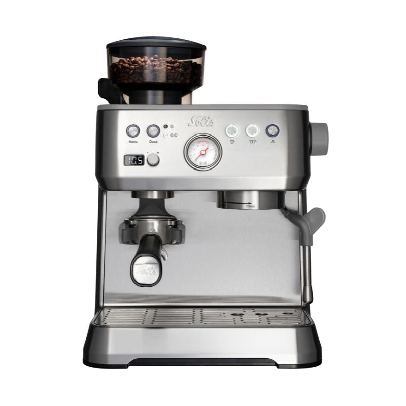 Solis Crema Bar – Espressomachine met geïntegreerd maalwerk