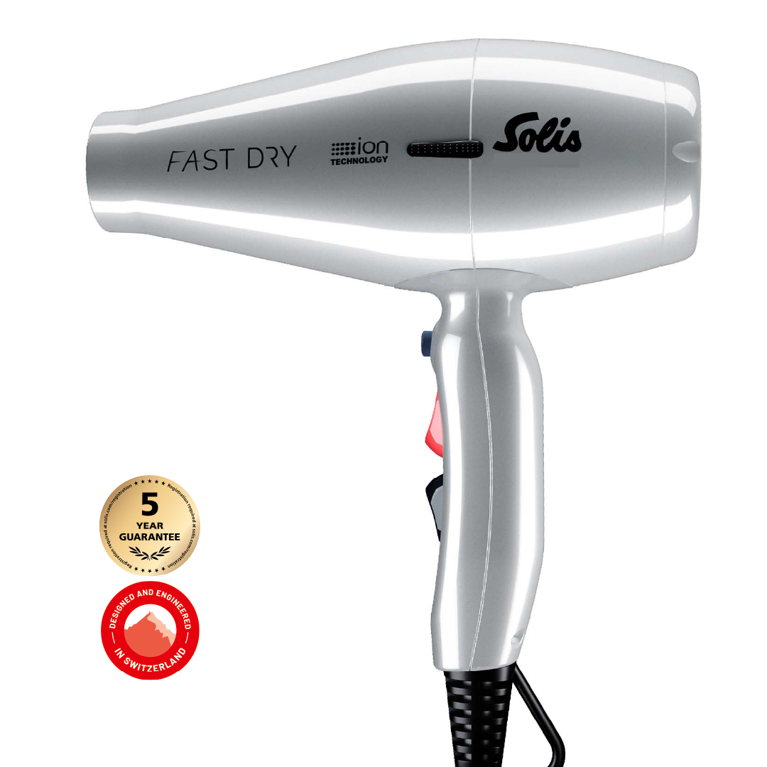 Solis Fast Dry 360° Ionic Zilver