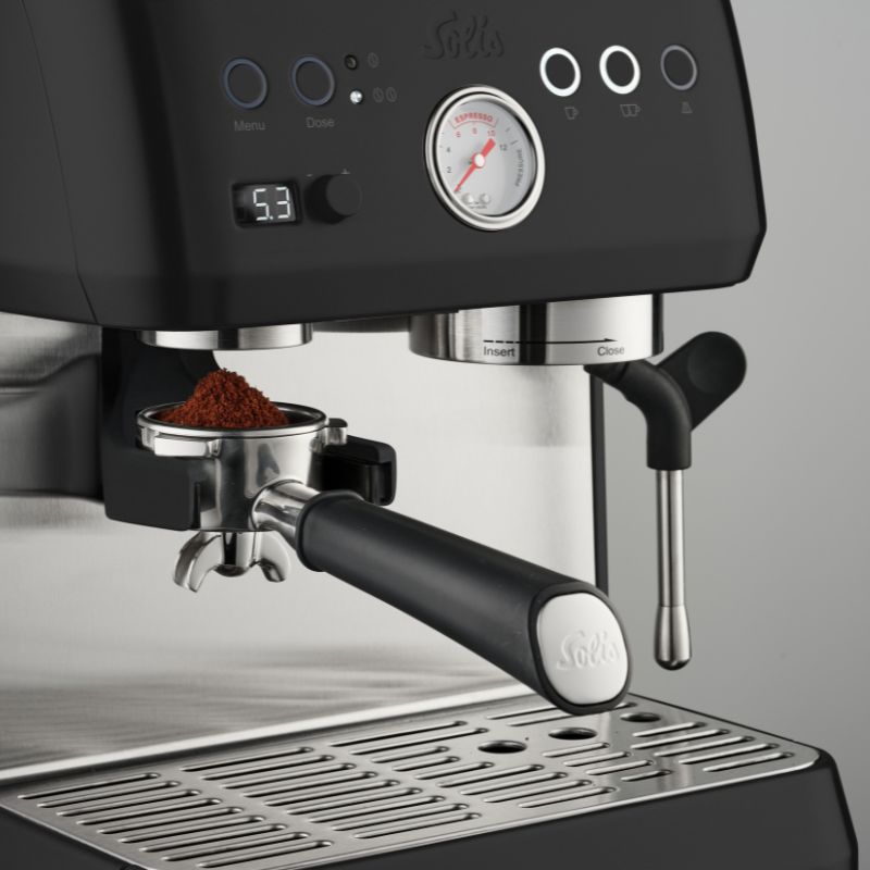 Solis Crema Bar – Espressomachine met geïntegreerd maalwerk