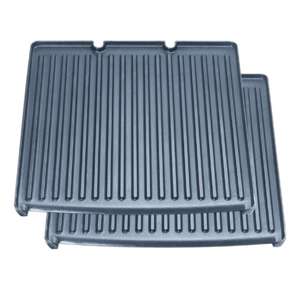 Solis Geribbelde platen set Grill & More (2 Stk.)