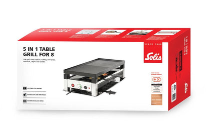 Solis 5 in 1 Tafelgrill voor 8