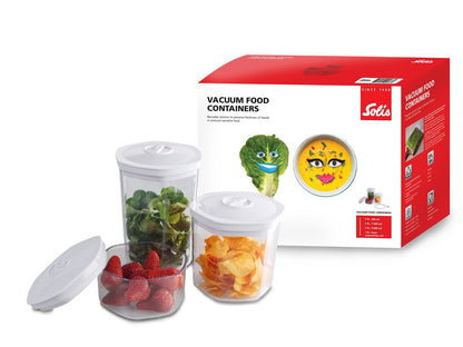 Récipients alimentaires sous vide Solis (3 pces)