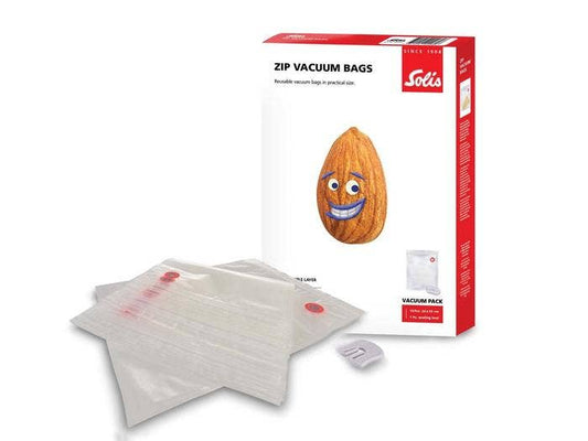 Sacs sous vide zip Solis - 26 x 35 cm (10 pces)