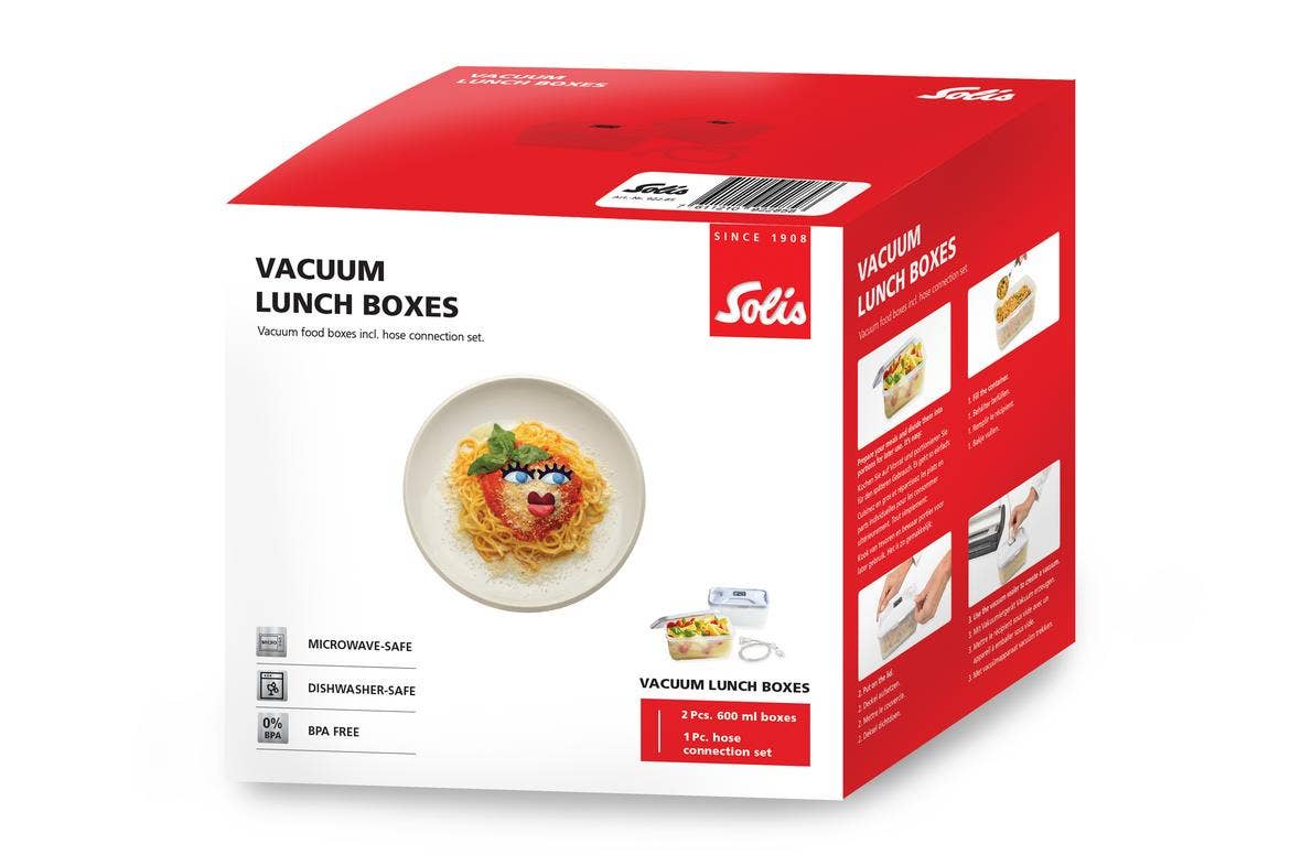 Solis vacuüm-lunchboxen (2 stuks)