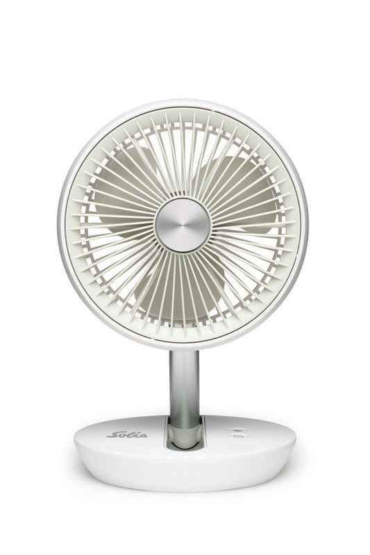 Solis Charge & Go Fan Blanc